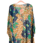 Lilly Pulitzer Blooms of Paradise Rosia Embroidered Maxi Caftan NWT- Size L/XL (sold out online)
