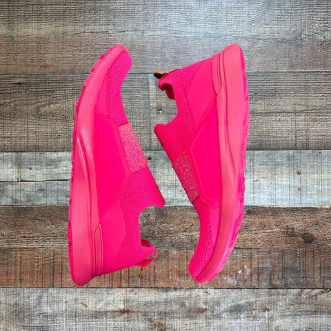 APL For Nastia Liukin Hot Pink TechLoom Bliss Fusion Pink/24K Slip On Sneaker - Size 7.5