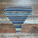 Beach Riot Blue Patterned Swim Bottom NWOT - Size M (We Have Matching Top!)