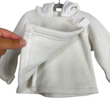 Widgeon White Bow Hooded Jacket - Size 3M