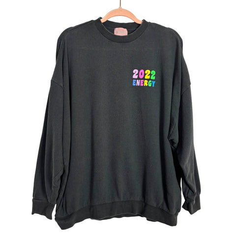 Show Me Your Mumu Grey 2022 Energy Crewneck Sweatshirt - Size S