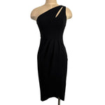 Cupshe Black Cut Out One Shoulder After Hours Dress NWT- Size XS (sold out online)