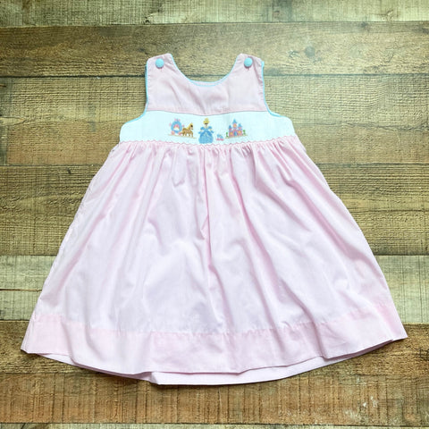 Anavini Hand Smocked Cinderella Dress- Size 3 (see notes)