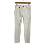 Kut from the Kloth White Diana Skinny Corduroy Pants- Size 2 (Inseam 28”)