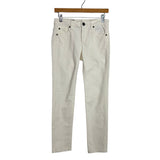 Kut from the Kloth White Diana Skinny Corduroy Pants- Size 2 (Inseam 28”)