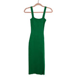 Superdown Green Glitter Front Slit Dress- Size XS (sold out online)