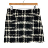 Pink Lily Black Plaid Wool Blend Skirt NWT- Size M (sold out online)