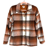 Pulse Brown and Rust Plaid Shacket- Size XS (sold out online)