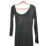 Meshki Marcia Diamante Long Sleeve Rhinestone Maxi Dress NWT- Size L (sold out online)