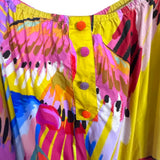 Farm Rio Neon Macaws Belted Maxi Dress NWT- Size XL