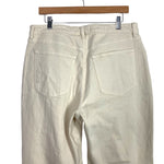 Abercrombie & Fitch Cream Raw Hem Curve Love 90's Relaxed High Rise Jeans NWT-Size 32/14 (Inseam 30.5”)
