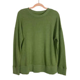 Time and Tru Olive Tunic Sweatshirt- Size M