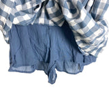 Mustard Seed Blue and White Check Romper- Size S (see notes, looks like a dress!)