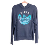 Bella + Canvas Navy Siete Hooded Sweatshirt- Size M (see notes)