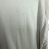 MOTHER White Cinched Sides Tee- Size S (see notes)
