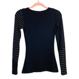 Karen Millen Black and White Striped Top- Size 4