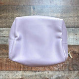 Saie Purple Vegan Leather Zipper Bag (see notes)
