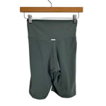 Aerie Sage Green Cross Waist Biker Shorts - Size M