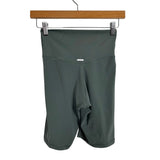 Aerie Sage Green Cross Waist Biker Shorts - Size M