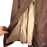 Varley Brown Shimmer Alison Adjustable Waist Jacket- Size M