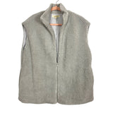 The Foxy Kind Grey Faux Fur Vest- Size XS/S