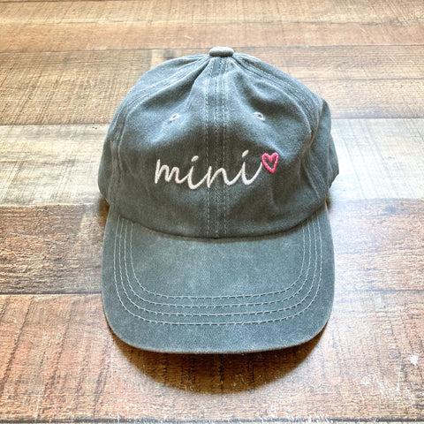 No Brand Grey Mini Adjustable Hat- Fits like Women's XS