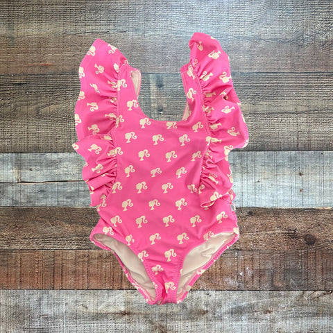 Barbie x Posh Peanut Pink Barbie Swimsuit - Size 3T (See Notes)