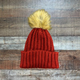 Treasure & Bond Red Persimmon Beanie Hat NWT