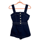 Maeve (Anthropologie) Dark Denim Romper - Size US 0P (Sold Out Online)