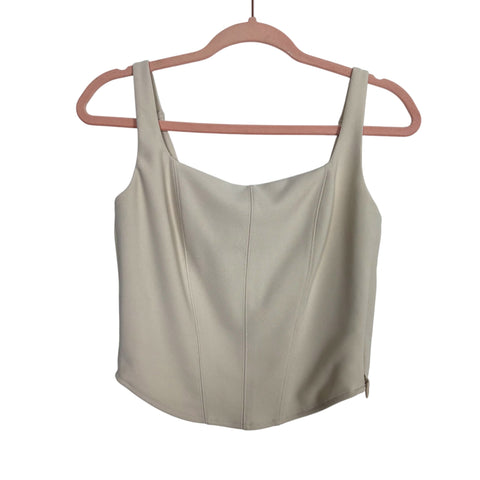 Abercrombie & Fitch Tan Fitted Tank Top - Size S