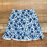 Albion White and Blue Floral Swim Skirt- Size XS (we have matching top)