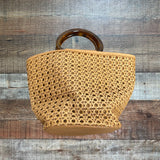 Anthropologie Tortoise Handle Handbag (see notes)