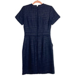 Banana Republic Tweed Frayed Trim Front Hem Slit Dress- Size 6