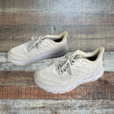 Hoka One One White Clifton Sneakers - Size 7 (See Notes)