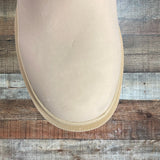 B.O.G. Collective Cream Combat Boots- Size 7/5 (see notes)
