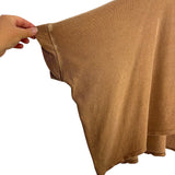 We the Free by Free People Light Brown Boxy Crop Tee- Size XS