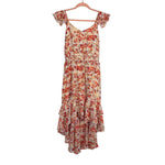 Grace Karin Coral Floral Print Dress NWT - Size S (Sold Out Online!)