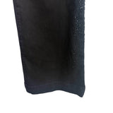 ReVice Lace Up Waist Black Rhinestone Wide Leg Jeans- Size 28