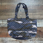 Oliver Thomas Blue Camo Kitchen Sink Tote Bag