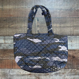 Oliver Thomas Blue Camo Kitchen Sink Tote Bag
