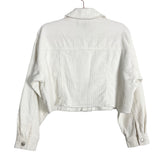 Forever21 Cream Ribbed Corduroy Cropped Jacket- Size S (sold out online)