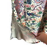 Tuckernuck Peacock Garden Print with Side Slits Dress- Size XL