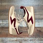 Rag & Bone New York Cream and Wine Retro Runner Sneakers- Size 36.5 (see notes)
