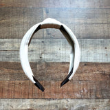 No Brand White Top Knot Headband (see notes)