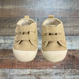 Cat & Jack Toddler Gold Velcro Sneakers- Size 6