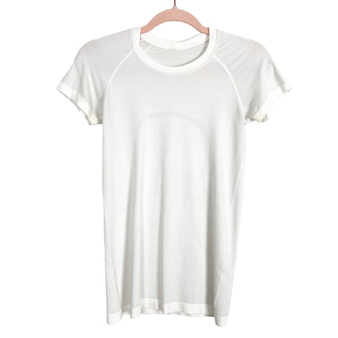 Lululemon White Top- Size ~S (no size tag, fits like S)