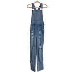 C'est Toi Medium Wash Distressed Overalls- Size S (sold out online)