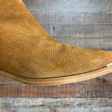 Marc Fisher Camel Suede Leather Booties- Size 8.5 (see notes)