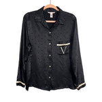 Victoria Secret Black Pajama Top - Size M (We Have Matching Bottoms!)