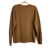 Nuuds Brown Crewneck Sweatshirt - Size S (We Have Matching Bottoms!)